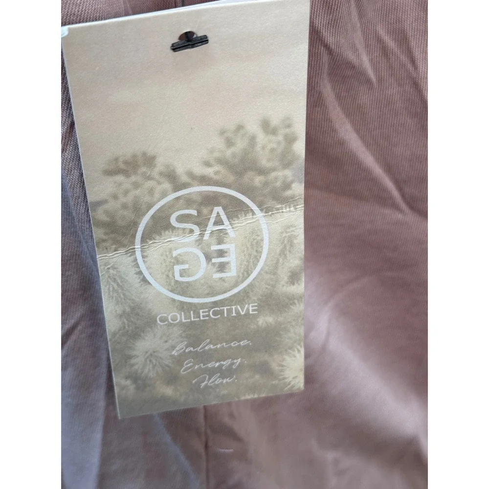 Sage Collective Women XL Bare Pink Braided Strappy Back Flowy Tank Top NWT - Picture 7 of 11